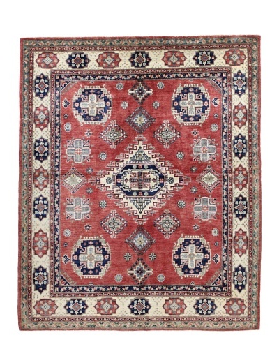 Bashian Pak Kazak Rug, Red, 6′ 7″ x 8′