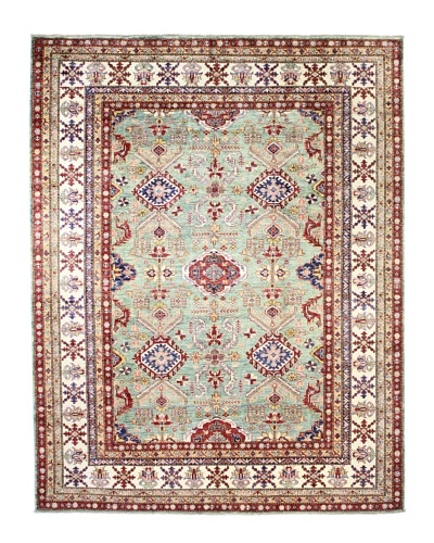 Bashian Fine Kazak Rug, Green, 8′ x 10′ 1″