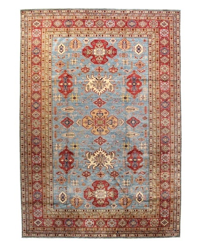 Bashian Fine Kazak Rug, Light Blue, 8' 8 x 12' 7