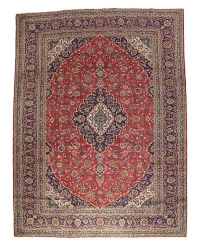 Bashian Kashan Rug, Red, 10′ 1″ x 13′ 5″