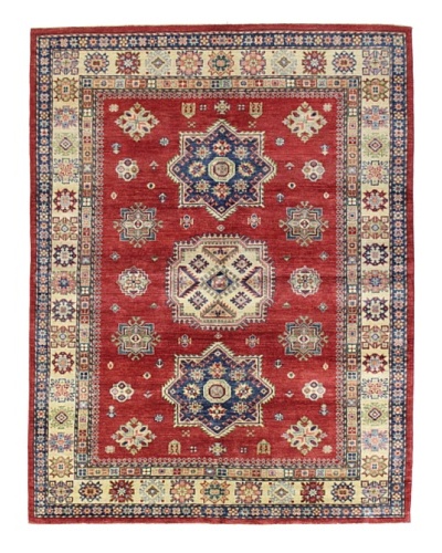 Bashian Pak Kazak Rug, Red, 5′ 7″ x 8′ 1″