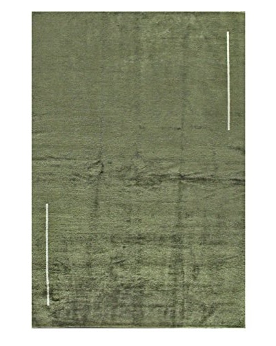 Bashian Rugs Fine Tibetan Silk & Wool Rug, Cypress, 6′ 2″ x 9′ 1″