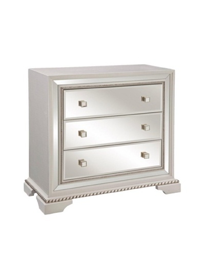 Bassett Mirror Amando Hall Chest, White