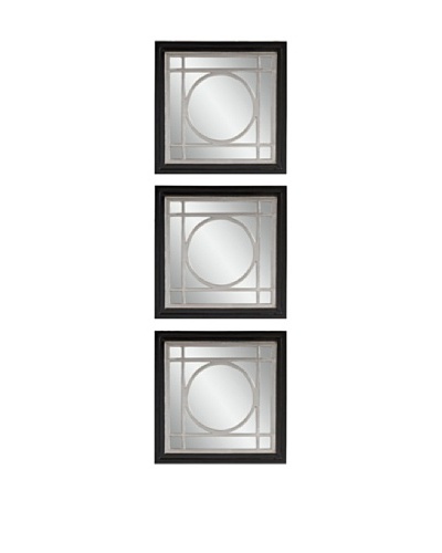 Bassett Mirror Set of 3 Gemini Wall Mirrors