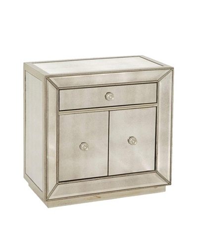 Bassett Mirror Murano Small Chest, Antique Mirror