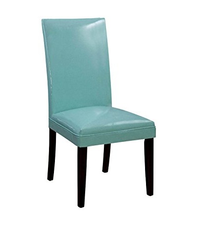 Bassett Mirror Co. Presto Classic Parsons Chair, Turquoise