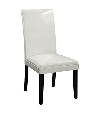 Bassett Mirror Co. Presto Classic Parsons Chair, Ivory