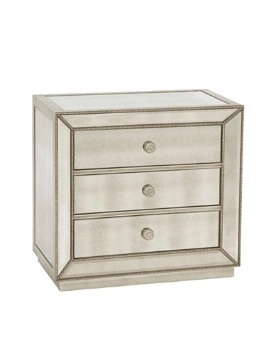 Bassett Mirror Co. Murano Mini-Chest, Antique Mirror