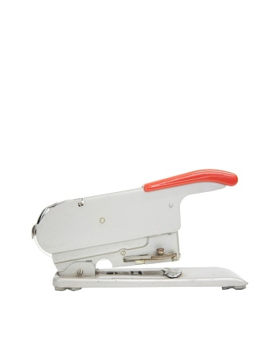 Bates Staplers Vintage Stapler, Grey/Red