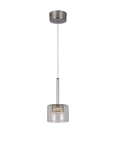 Bel Air Lighting LED Spot 1-Light-Drop-Pendant, Polished Chrome