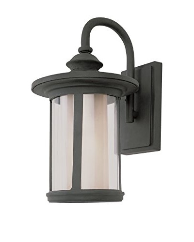 Bel Air Lighting 1-Light Coach Lantern, Black