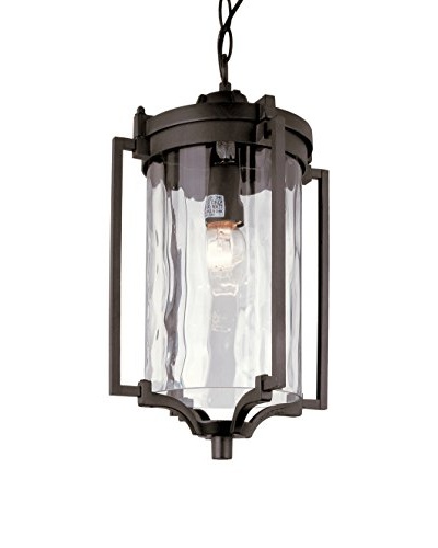 Bel Air Lighting Coastal Sea 16″ Hanging Lantern, Black