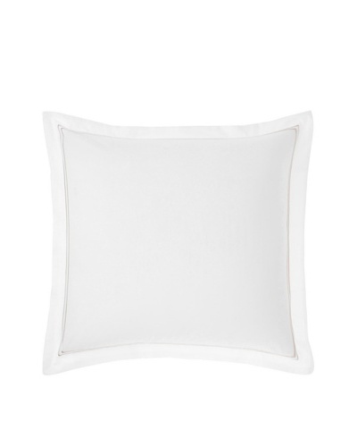 Belle Époque Hotel Seabring Percale Euro Sham, White