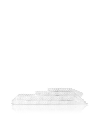 Belle Époque Waffle Hotel 4-Piece Set, White