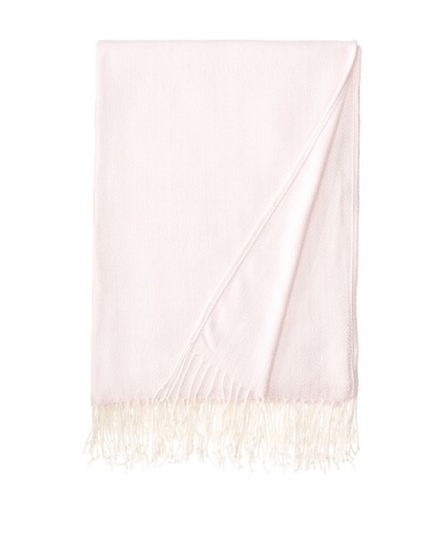 Belle Epoque Diamond Cashmere Touch Throw, Pink, 50 x 70