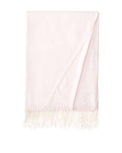 Belle Epoque Diamond “Cashmere Touch” Throw, Pink, 50″ x 70″