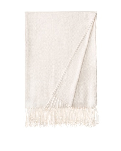 Belle Epoque Diamond Cashmere Touch Throw, Beige, 50 x 70