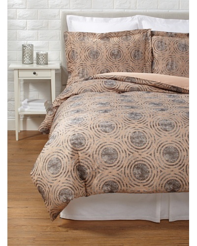 Belle Epoque Terracotta Circles Duvet Cover Set