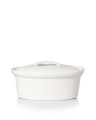 BergHOFF Bianco 8.5″ x 10.5″ Oval Covered Casserole