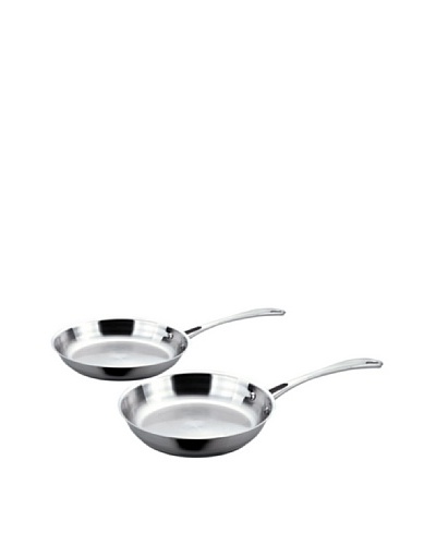 BergHOFF 2-Piece Copper-Clad Stainless Fry Pan Set, Silver