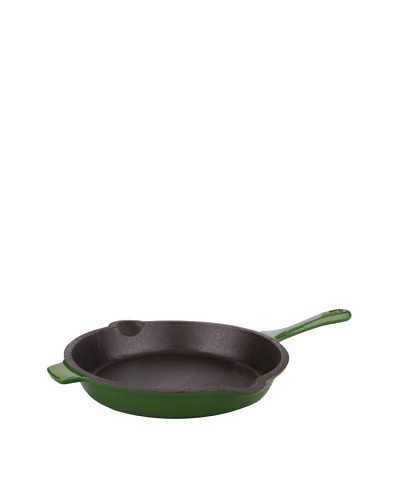 BergHOFF Neo Cast Iron Fry Pan, Green, 10″