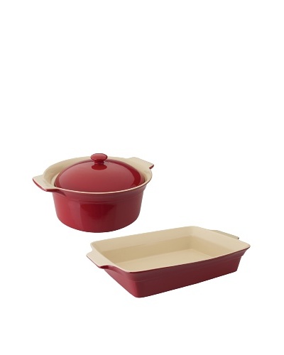 BergHOFF Geminis 3-Piece Bakeware Set, Red