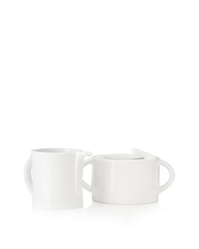 BergHOFF Concavo Sugar and Creamer Set, White