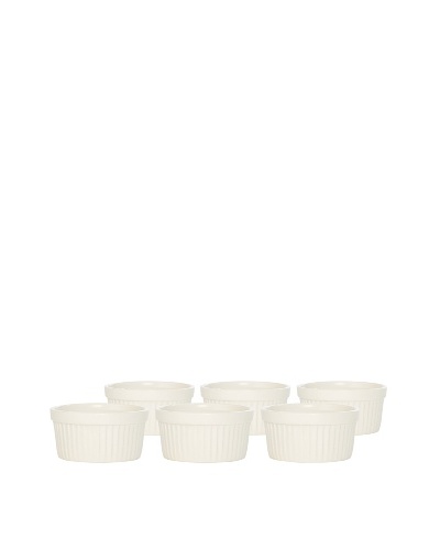 BergHOFF Set of 6 Bianco Ramekins 10.5 * 6.5cm, Set of 6