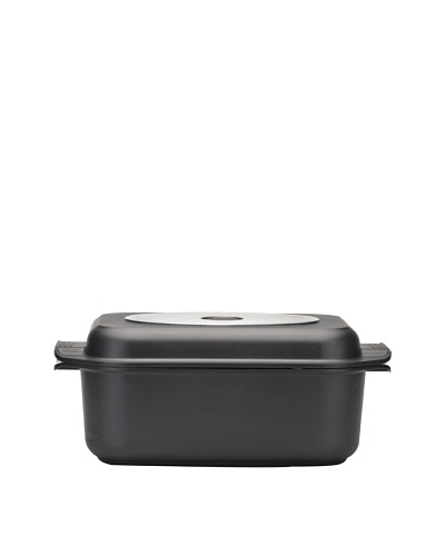 BergHOFF Geminis Covered Roasting Pan, Black, 9-Qt.