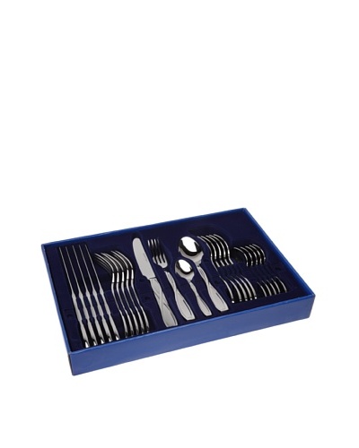 BergHOFF 24-Piece Florence Polished Flatware Set, Silver