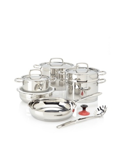 BergHOFF Moon 12-Piece Cookware Set, Silver