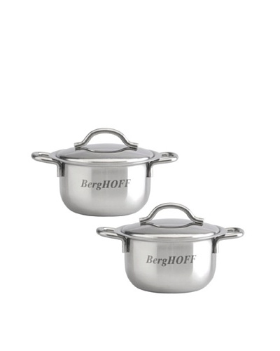 BergHOFF Set of 2 Mini Pots [Silver]