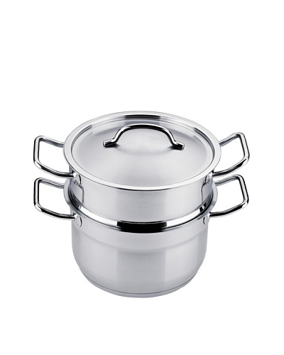 BergHOFF Hotel Line 8″ Covered Steamer, Silver