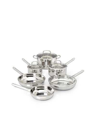 BergHOFF Earthchef Boreal Collection 10-Piece Stainless Steel Cookware Set
