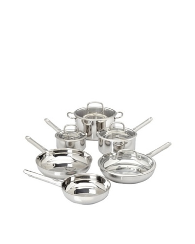 BergHOFF 10-Piece Earthchef Boreal Collection Stainless Steel Cookware Set