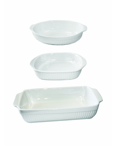 BergHOFF Bianco 3-Piece Baking Set, White