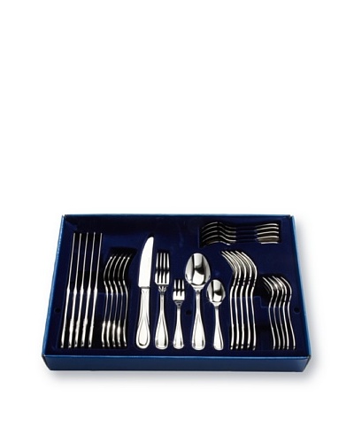 BergHOFF 30-Piece Venice Polished Flatware Set, Silver