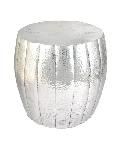 Bethel International Aluminum Stool, Silver