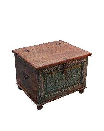 Better Living Teak Wood Trunk, Walnut/Moss