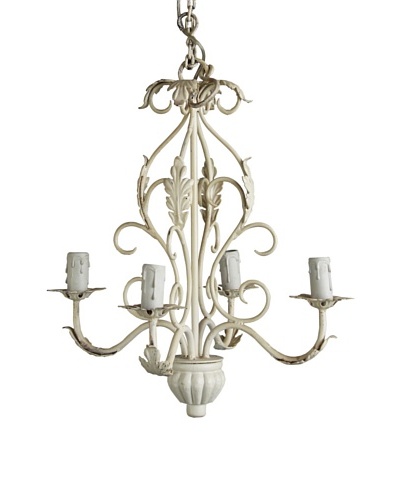 Better Living Rampur Iron Chandelier, Liquid White