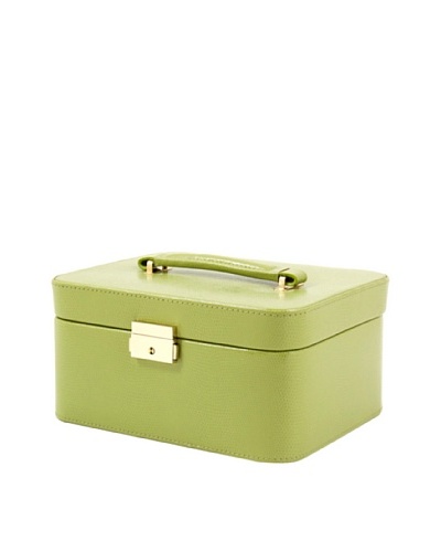 Leather Jewelry Box, Lime Green