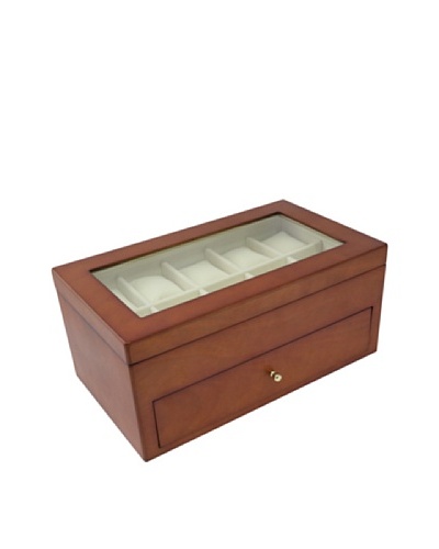 Bey-Berk Wood Watch Case, Cherry Wood