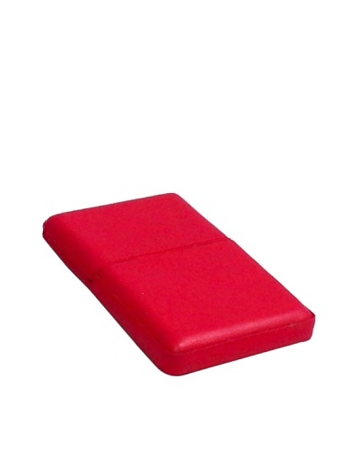 Bey-Berk Leather Business Card Case, Red