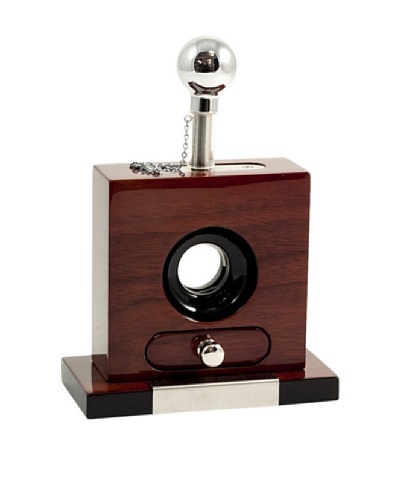 Bey-Berk Tabletop Guillotine Cigar Cutter with Drawer for Cuttings