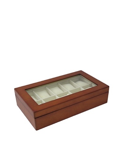 Bey-Berk Wood Watch Case, Cherry Wood