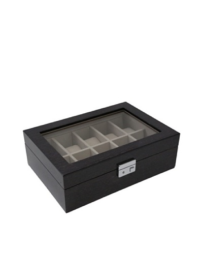 Bey-Berk Steel Grey Lacquered Wood Watch Case