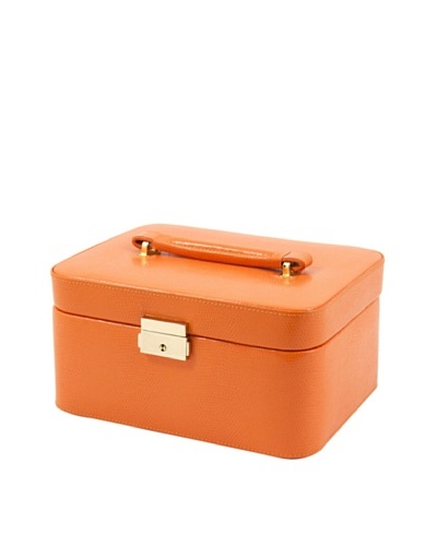Leather Jewelry Box, Orange