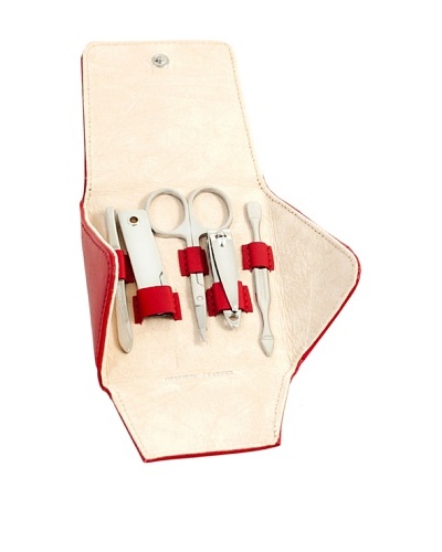 Bey-Berk 5-Piece Manicure Set, Red