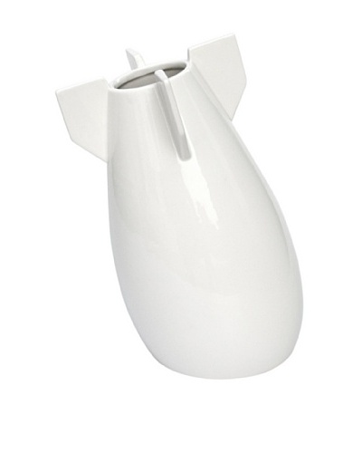 A Peaceful Bomb Vase, White