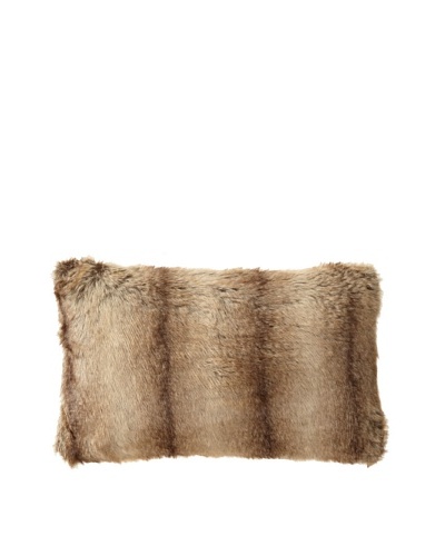 Blissliving Home Faux Fur Kylie Pillow, Brown